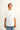 Front view of a white unisex t-shirt 